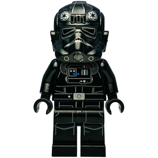 Imperial TIE Fighter Pilot - Light Nougat Head, Scowl, White Insignia on Helmet, sw0926