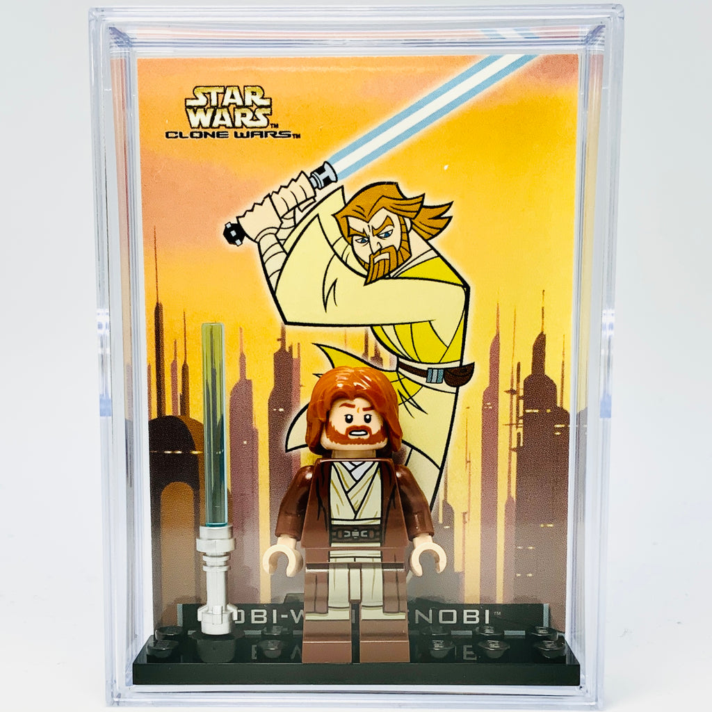 Obi-Wan Kenobi with Trading Card & Collector’s Case – United Brick Co®