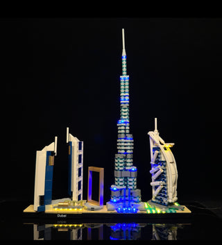 Dubai Skyline 21052 Custom Lighting Kit for LEGO® Set