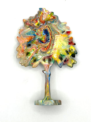 1960's Marbled Test Oak Tree, LEGO® Part# FTOakH Part LEGO® C
