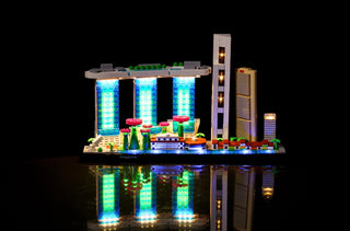 Singapore Skyline 21057 Custom Lighting Kit for LEGO® Set
