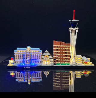 Las Vegas Skyline 21047 Custom Lighting Kit for LEGO® Set
