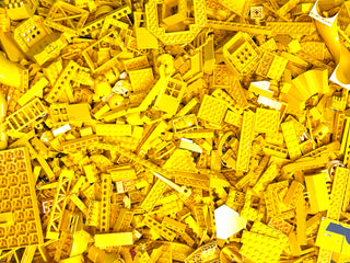 Bulk LEGO® Pieces Sorted by Color Bulk LEGO® Yellow 1/2 lbs