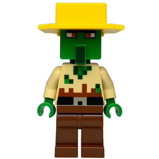 Zombie Villager, min135 - LEGO® Minecraft Minifigure