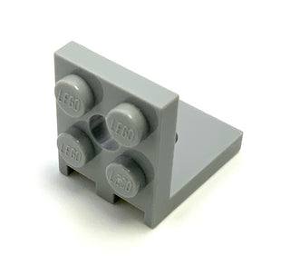 Bracket 2x2 - 2x2 with 2 Holes, Part# 3956 Part LEGO® Light Bluish Gray  
