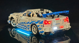 2 Fast 2 Furious Nissan Skyline GTR R34 42210 Custom Lighting Kit for LEGO® Set Light up kit United Brick Co®