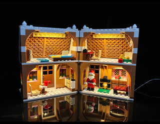 Festive Gingerbread House 40809 Custom Lighting Kit for LEGO® Set Light up kit United Brick Co®