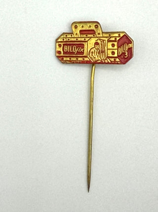 Vintage LEGO® BILOfix Advertising Stick Pin Gear LEGO® Red