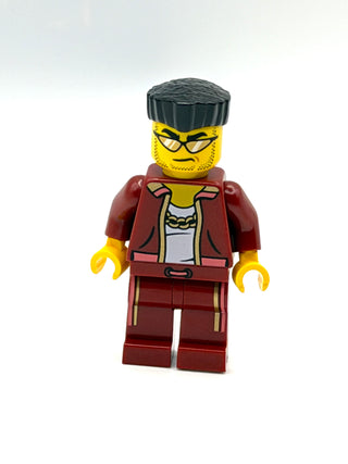 City Bandit w/ Dark Red Jumpsuit CTY1738 LEGO® City Minifigure Minifigure LEGO®