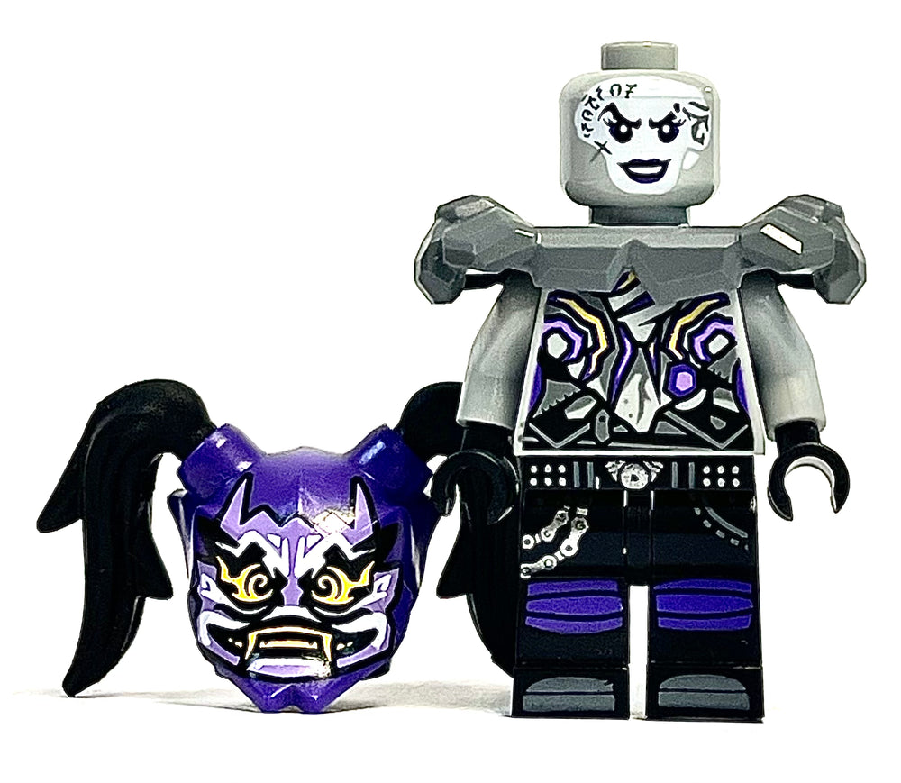 Ultra Violet, (Oni Mask of Hatred), njo397 Minifigure LEGO® Good/Like New  