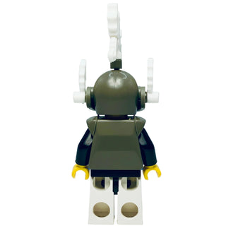 Black Castle Knight with Breastplate - Armor over Blue, Dark Gray Helmet and Visor, White Dragon Plumes, cas167 - LEGO® Castle Minifigure Minifigure LEGO®
