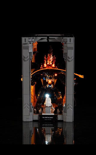Lord of the Rings Balrog Book Nook 10367 Custom Lighting Kit for LEGO® Set Light up kit United Brick Co®