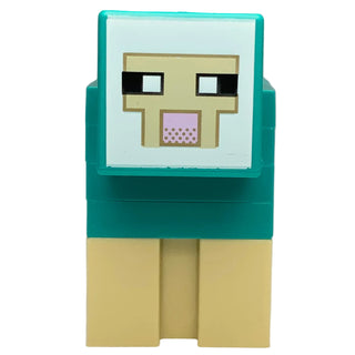 Minecraft Sheep, Dark Turquoise, minesheep13 - LEGO® Minecraft Sheep