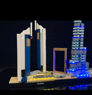 Dubai Skyline 21052 Custom Lighting Kit for LEGO® Set