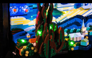 Vincent van Gogh - Starry Night 21333 Custom Lighting Kit for LEGO® Set