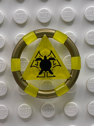 Atlantis Treasure Key Accessories LEGO® Trans-Yellow with Turtle Pattern  