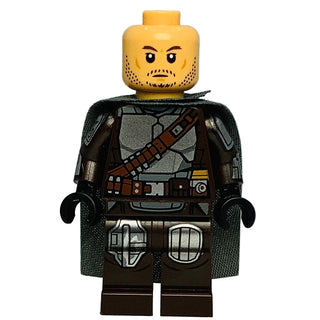 Din Djarin - Silver Beskar Armor, Cape, sw1488 - LEGO® Star Wars Minifigure Minifigure LEGO®