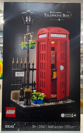 Red London Telephone Box, 21347 Building Kit LEGO®   