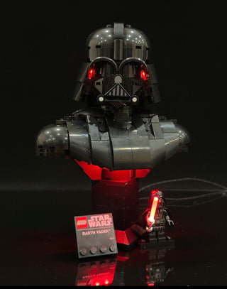 Darth Vader Bust 75439 Custom Lighting Kit for LEGO® Set