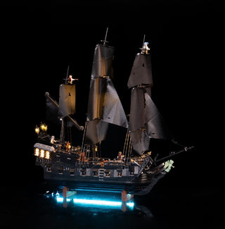 Captain Jack Sparrow's Pirate Ship 10365 Custom Lighting Kit for LEGO® Set Light up kit United Brick Co®