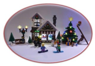 Winter Village Toy Shop 10249 Custom Lighting Kit for LEGO® Set
