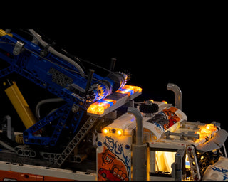 Heavy-Duty Tow Truck 42128 Custom Lighting Kit for LEGO® Set