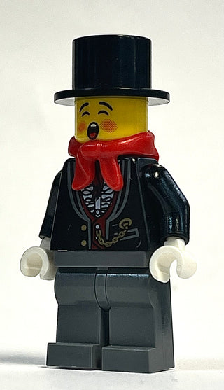 Caroler, Male - Tuxedo Shirt and Gold Watch Fob, Hol064 Minifigure LEGO®   