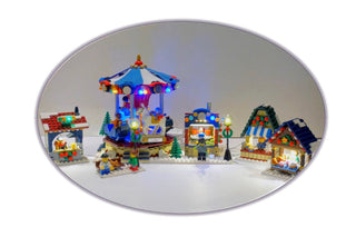 Winter Village Market 10235 Custom Lighting Kit for LEGO® Set