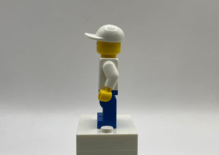 Overalls Blue over V-Neck Shirt - Pet Shop, twn138 Minifigure LEGO®