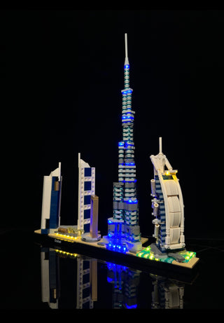 Dubai Skyline 21052 Custom Lighting Kit for LEGO® Set
