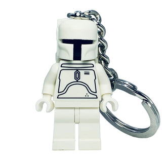 2010 Toy Fair Exclusive White Boba Fett Key Chain, KC129 - LEGO® Star Wars Gear LEGO®
