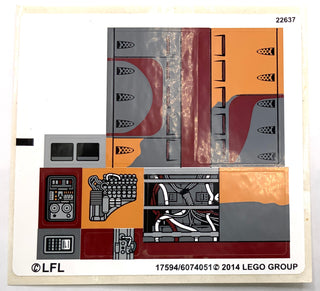 Sticker Sheet for Set Mos Eisley Cantina, 75052, International Version - (17594/6074051), Part# 75052stk01a Part LEGO® Complete