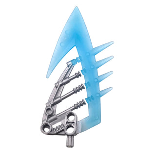 Bionicle Weapon Ice Slicer with Molded Trans-Light Blue Blade Pattern, Part# 64309pb01