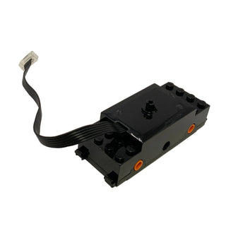 Electric, Train Motor 9V RC Train with Integrated Powered Up Attachment, Orange Wheel Holders, Part# bb0896c01