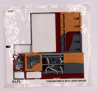 Sticker Sheet for Set Mos Eisley Cantina, 75052, North American Version - (17624/6074581), Part# 75052stk01b Part LEGO® Missing 4 Stickers
