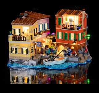 Italian Riviera 21359 Custom Lighting Kit for LEGO® Set Light up kit United Brick Co®