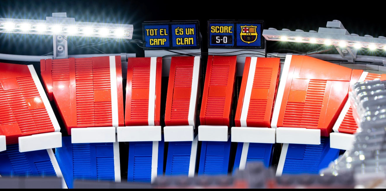 Camp Nou FC Barcelona 10284 Custom Lighting Kit for LEGO® Set – United Brick Co®
