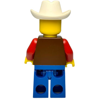 Cowboy, Red Shirt, Zack, ww012 - LEGO® Western Minifigure
