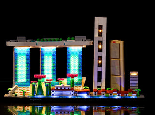 Singapore Skyline 21057 Custom Lighting Kit for LEGO® Set