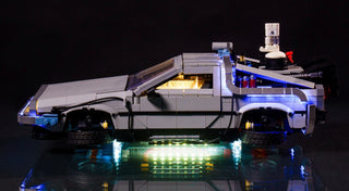 Back to the Future Time Machine 10300 Custom Lighting Kit for LEGO® Set Light up kit United Brick Co®