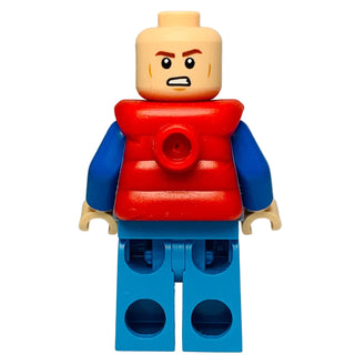 Marty McFly - Red Puffer Vest over Sand Blue Jacket, sc138 - LEGO® Speed Champions Minifigure Minifigure LEGO®