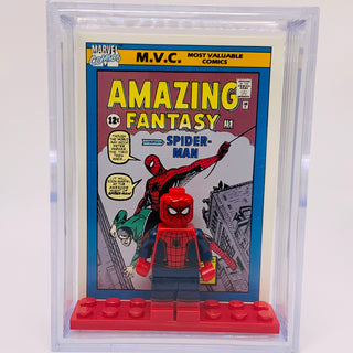 Spider-Man with Trading Card & Collector’s Case Minifigure LEGO® Amazing Fantasy Card