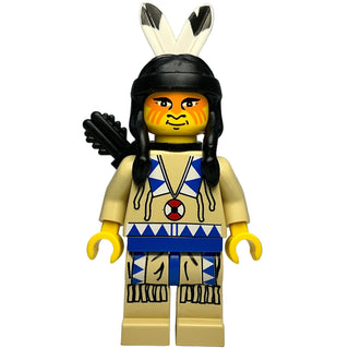 Indian 1 - Black Quiver, ww016 - LEGO® Western Minifigure