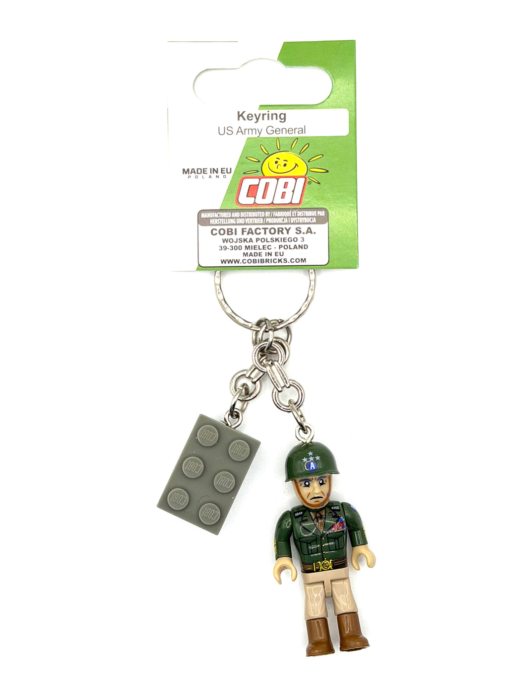 US Army General Figure Key Chain Made in Poland by COBI – United Brick Co®