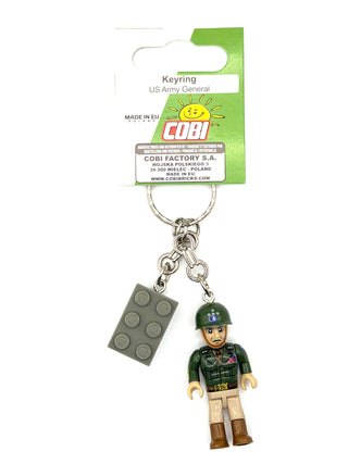 US Army General Figure Key Chain Made in Poland by COBI Key Chain Cobi Toys