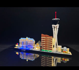 Las Vegas Skyline 21047 Custom Lighting Kit for LEGO® Set
