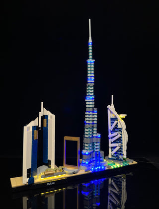Dubai Skyline 21052 Custom Lighting Kit for LEGO® Set