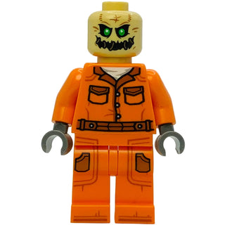 Scarecrow - No Hat, Prison Jumpsuit, Side Pockets, sh1085 - LEGO® Batman™ Minifigure Minifigure LEGO® Like New