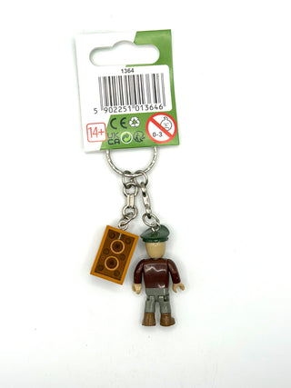 USAAF Bomber Pilot Figure Key Chain Made in Poland by COBI Key Chain Cobi Toys