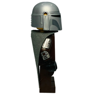 Din Djarin - Silver Beskar Armor, Cape, sw1488 - LEGO® Star Wars Minifigure Minifigure LEGO®